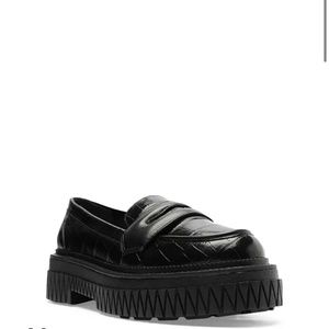 Chunky Black Loafers - Schutz NWOT